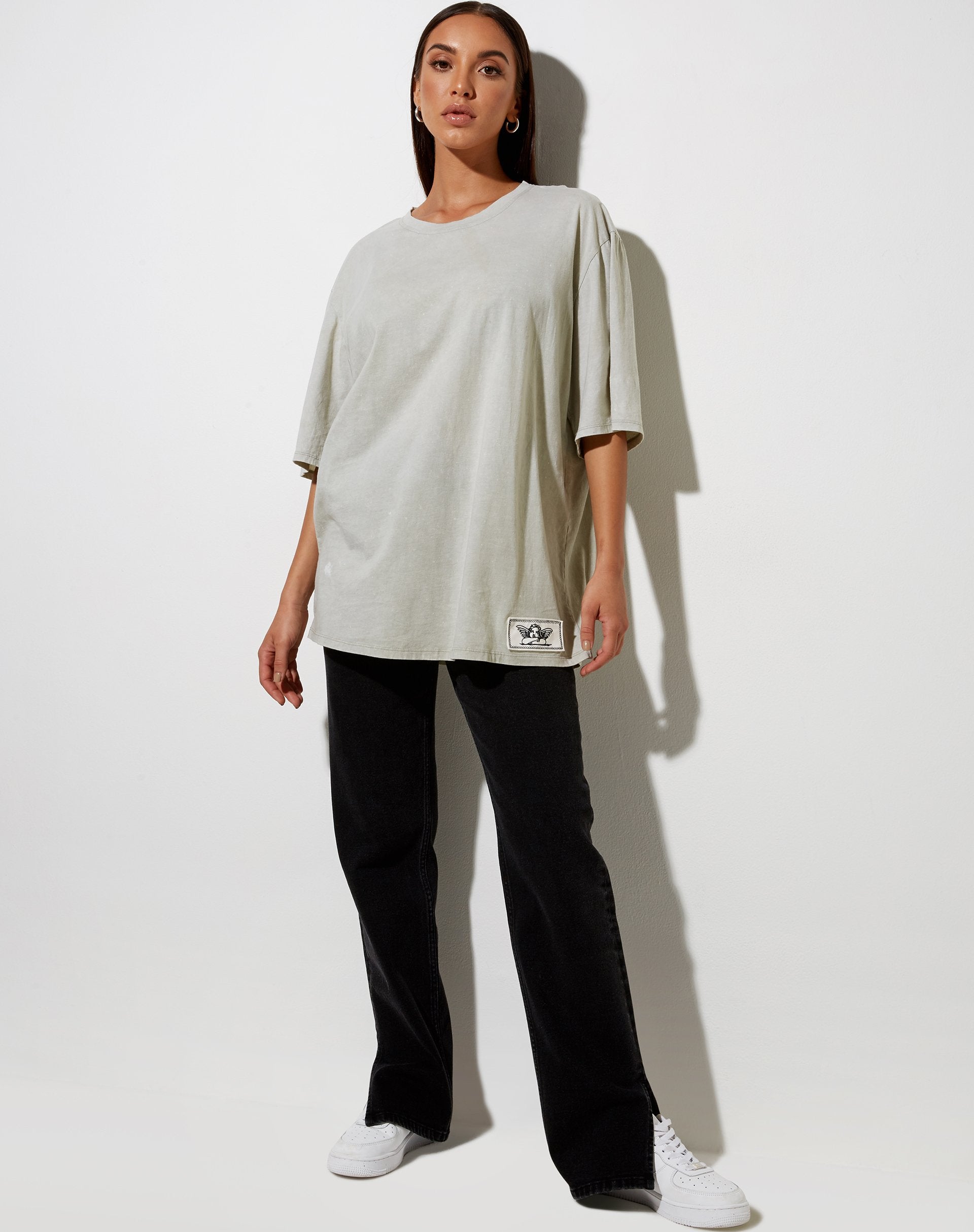 Afbeelding van Cocoon T-shirt in ecru Angelo Label Embro