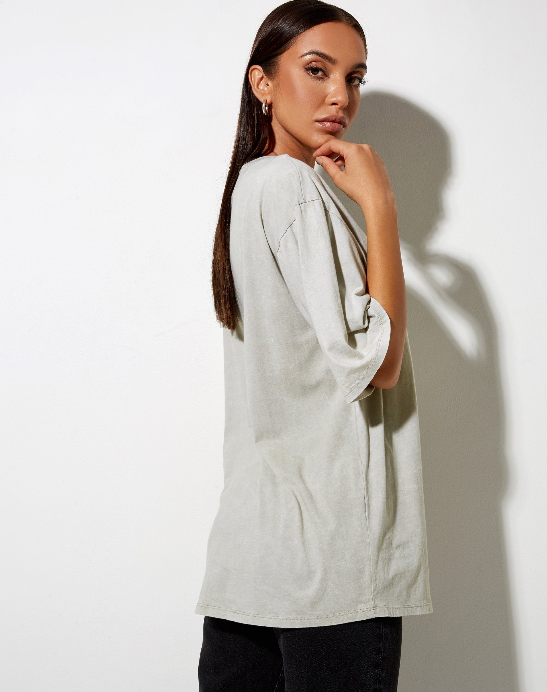 Afbeelding van Cocoon T-shirt in ecru Angelo Label Embro