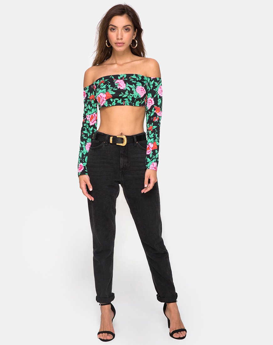Afbeelding van Coga Crop Top in Flower Fling