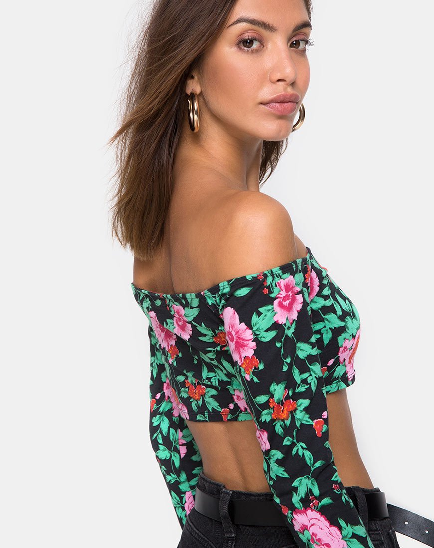 Afbeelding van Coga Crop Top in Flower Fling