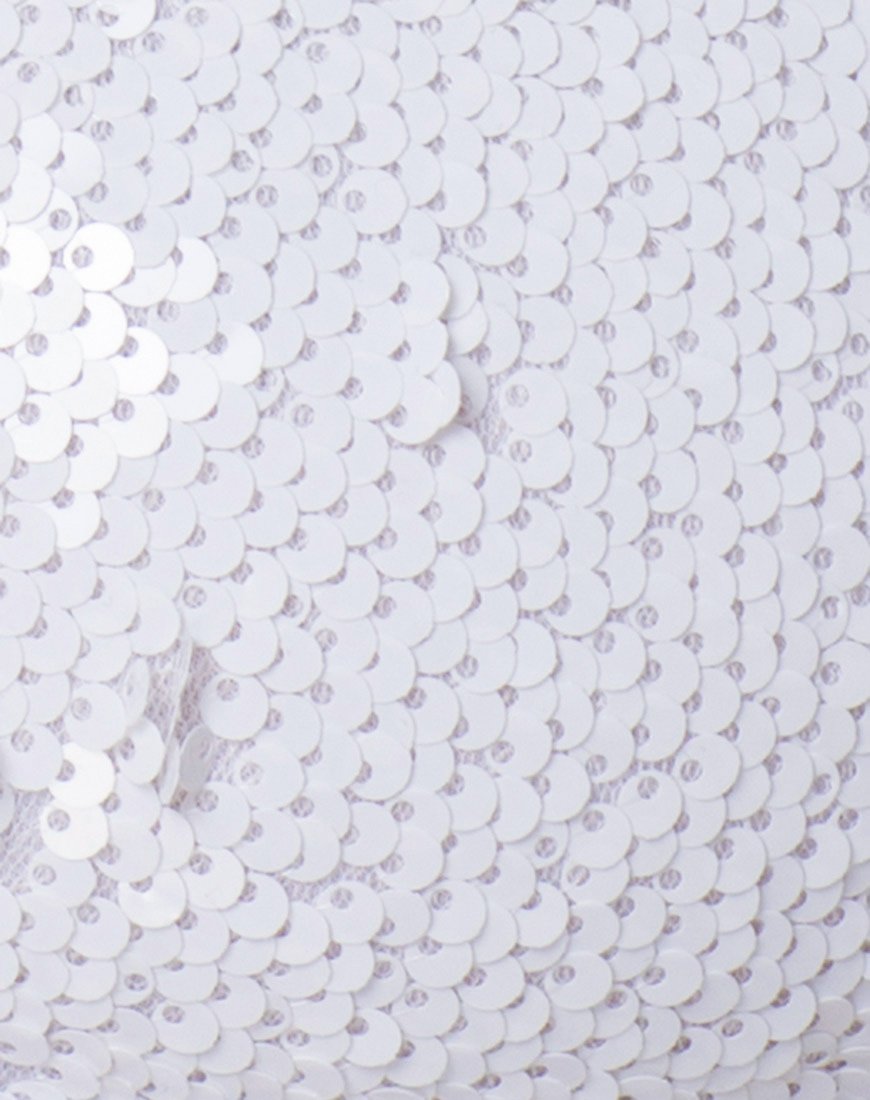 Afbeelding van Cogi Top in Matte Viscale lovertjes Wit
