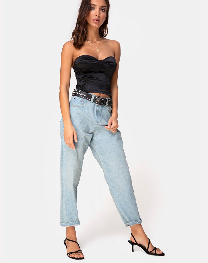 Afbeelding van Corala Corset Top in Zwart