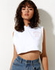 Afbeelding van Crodie Hoodie in White Pearl Sand Embro