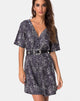 Afbeelding van Crosena Swing Dress in Rar Leopard Grey