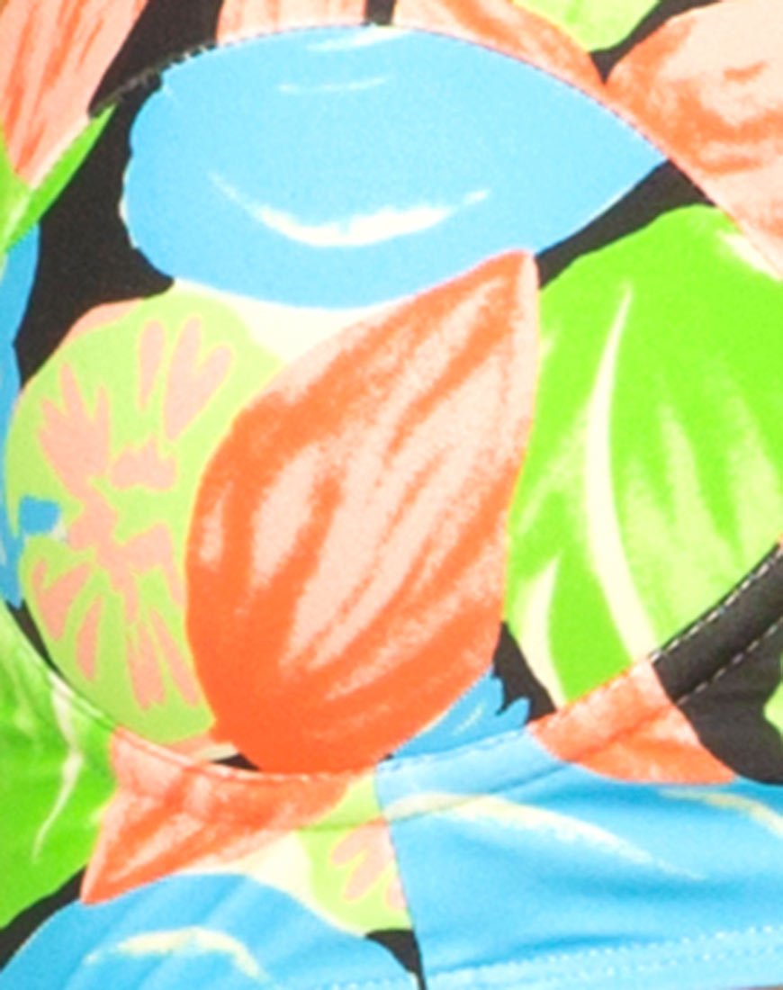 Afbeelding van Crystal Cut Out Bikinibroekje in Tropicana