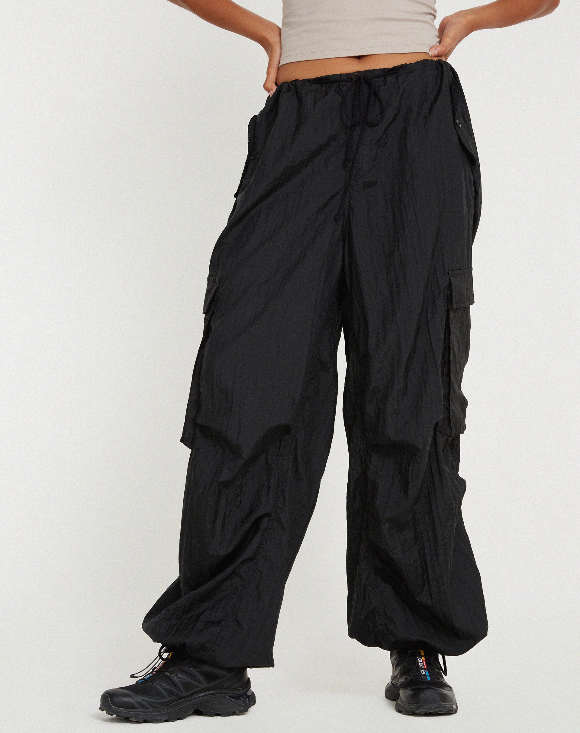 image of Cuties Broek met wijde pijpen in zwart