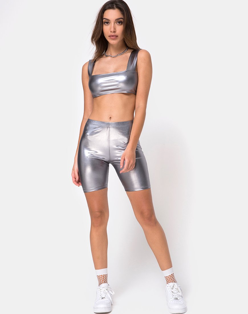 Afbeelding van Katie Top in Metallic Zilver