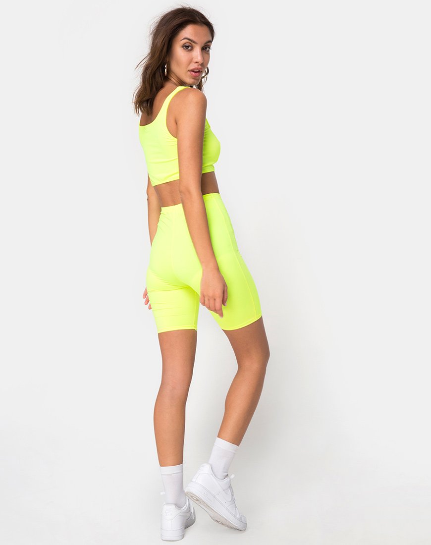 Afbeelding van Cycle Short in Neon Geel