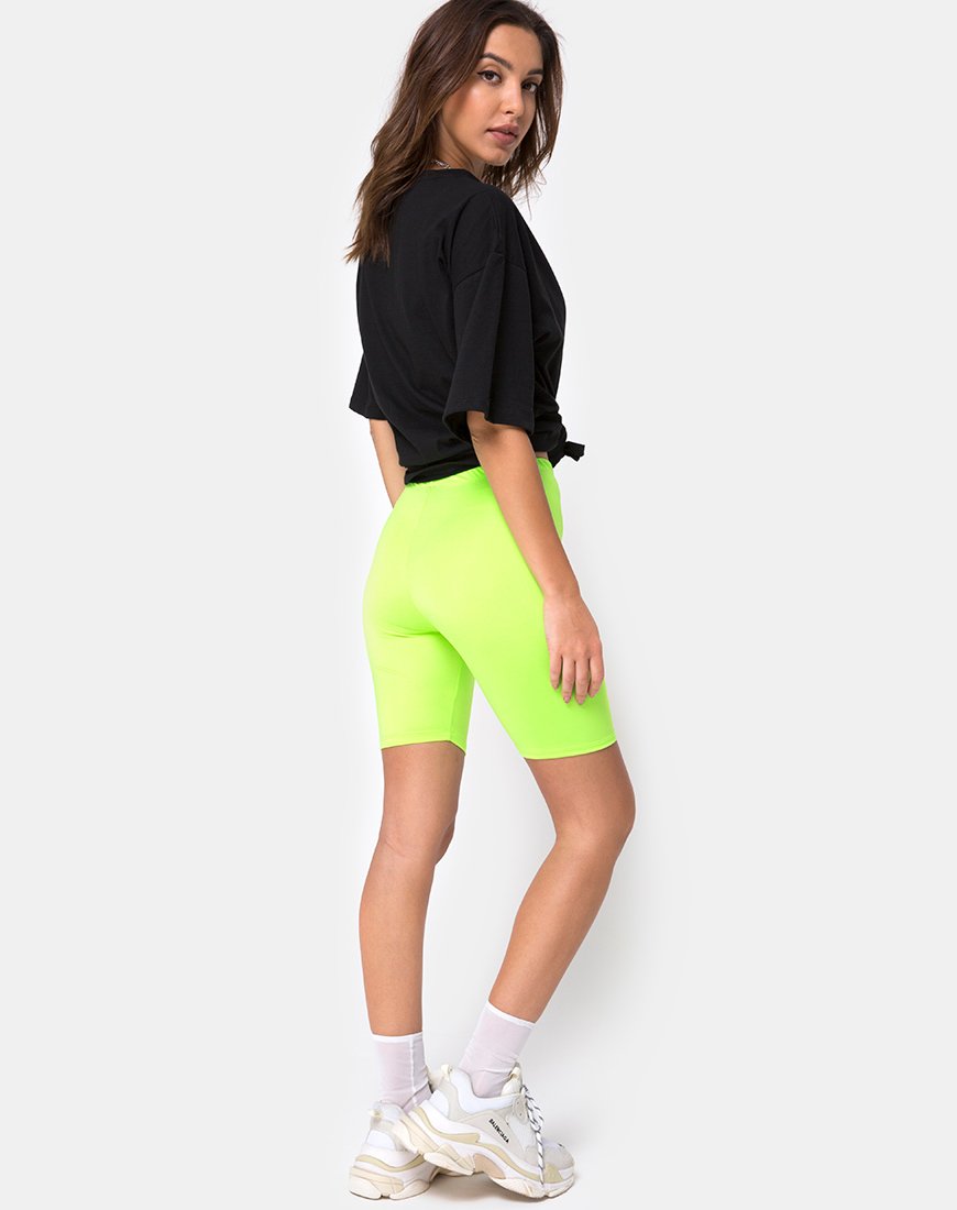 Afbeelding van Fietsshort in Fluogroen