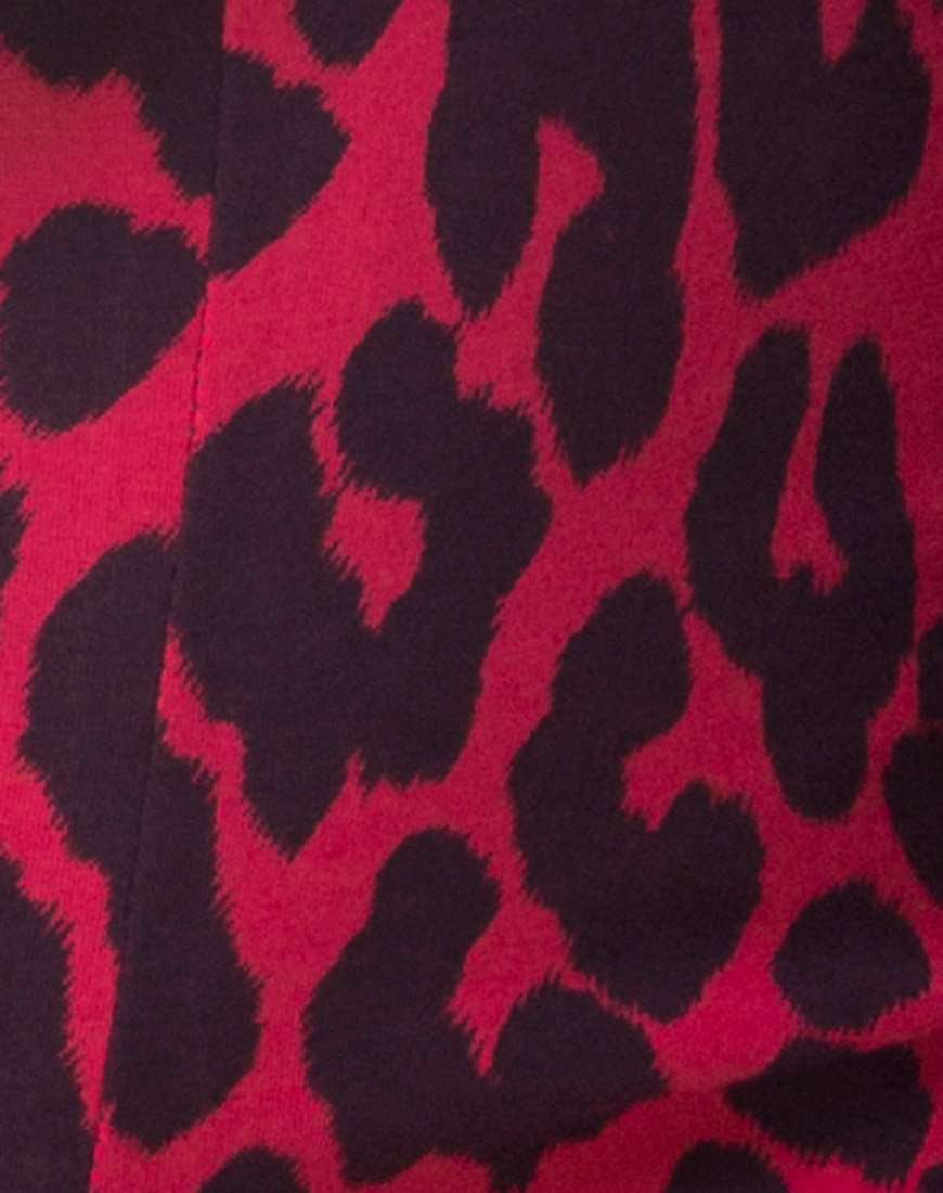 Afbeelding van Oversized korte fietsbroek Jaguar Rood