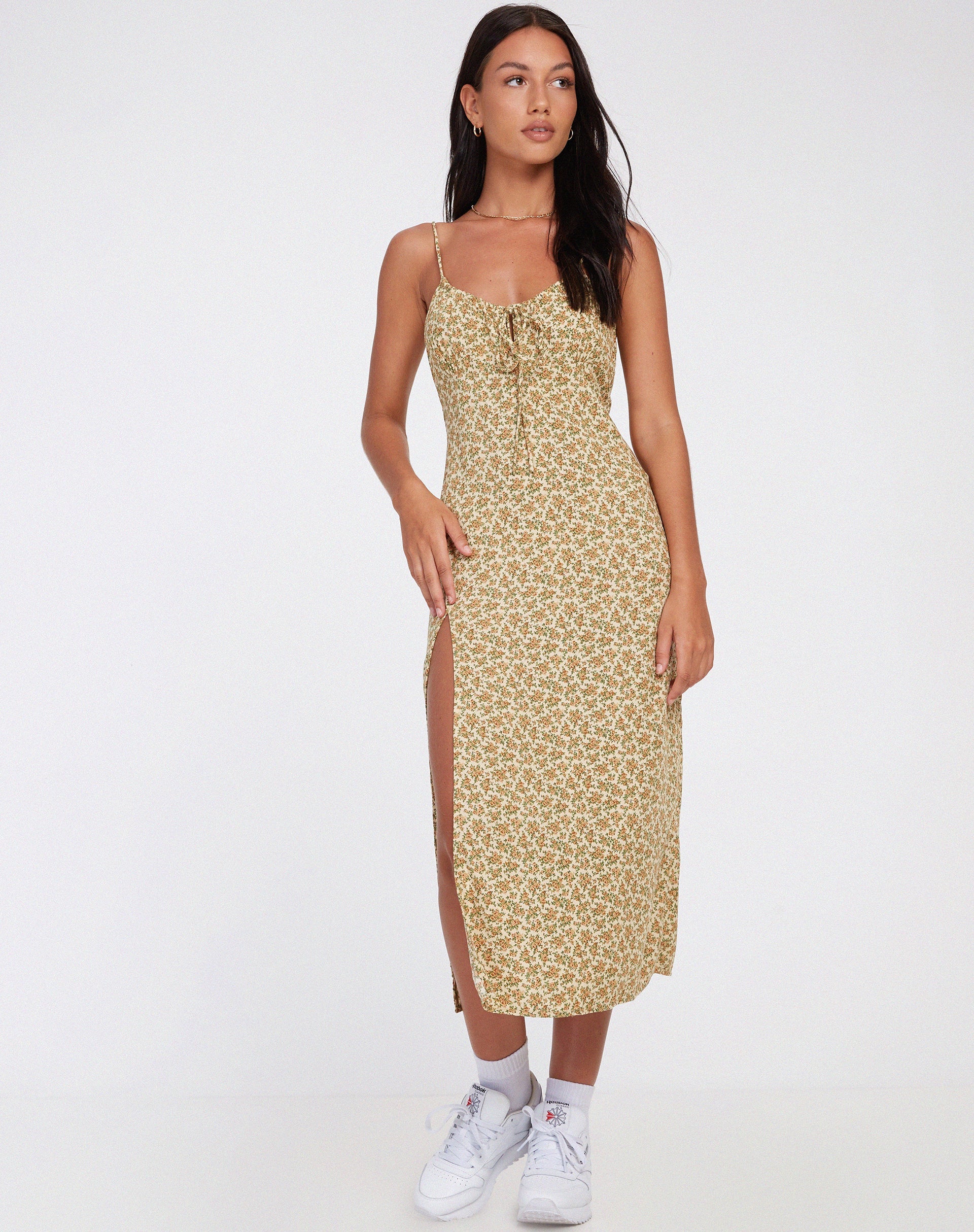 Afbeelding van Cypress Midi Dress in Washed Ditsy