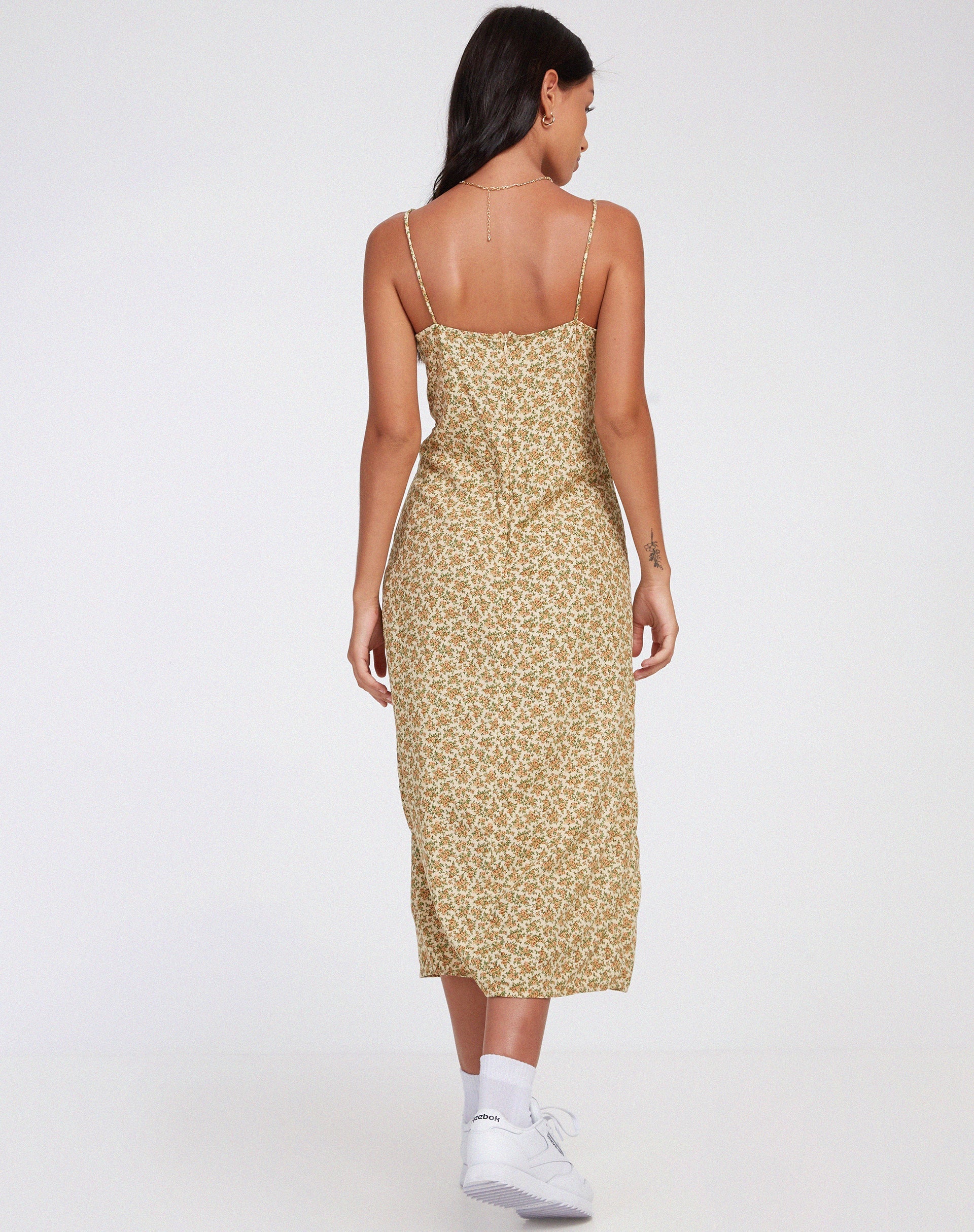 Afbeelding van Cypress Midi Dress in Washed Ditsy
