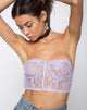 Afbeelding van Cyrilla Bralet in Daisy Kant Lila
