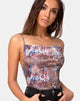 Afbeelding van Dais Bodice in Velvet Palace Print