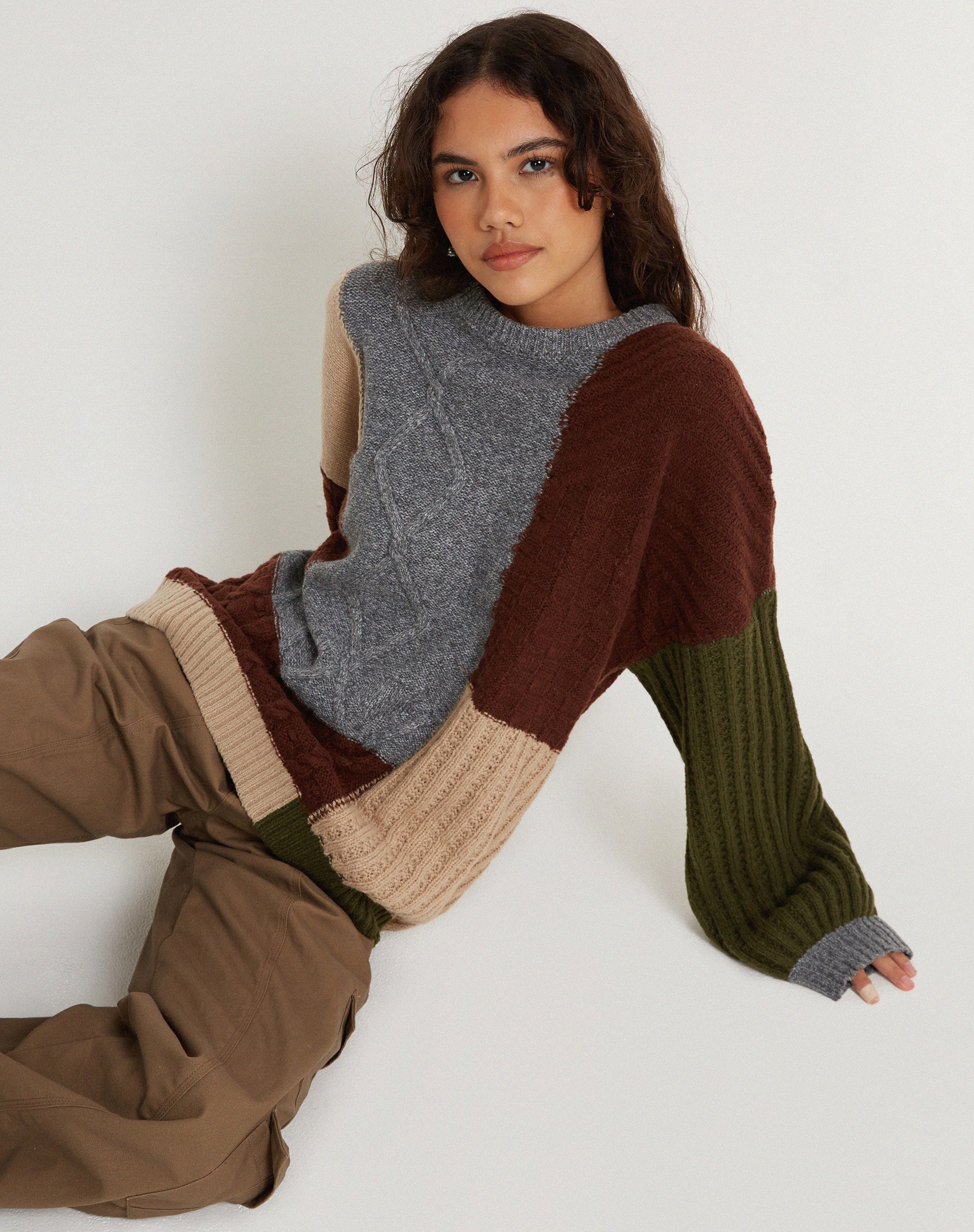 Afbeelding van Danar Trui in Patchwork
