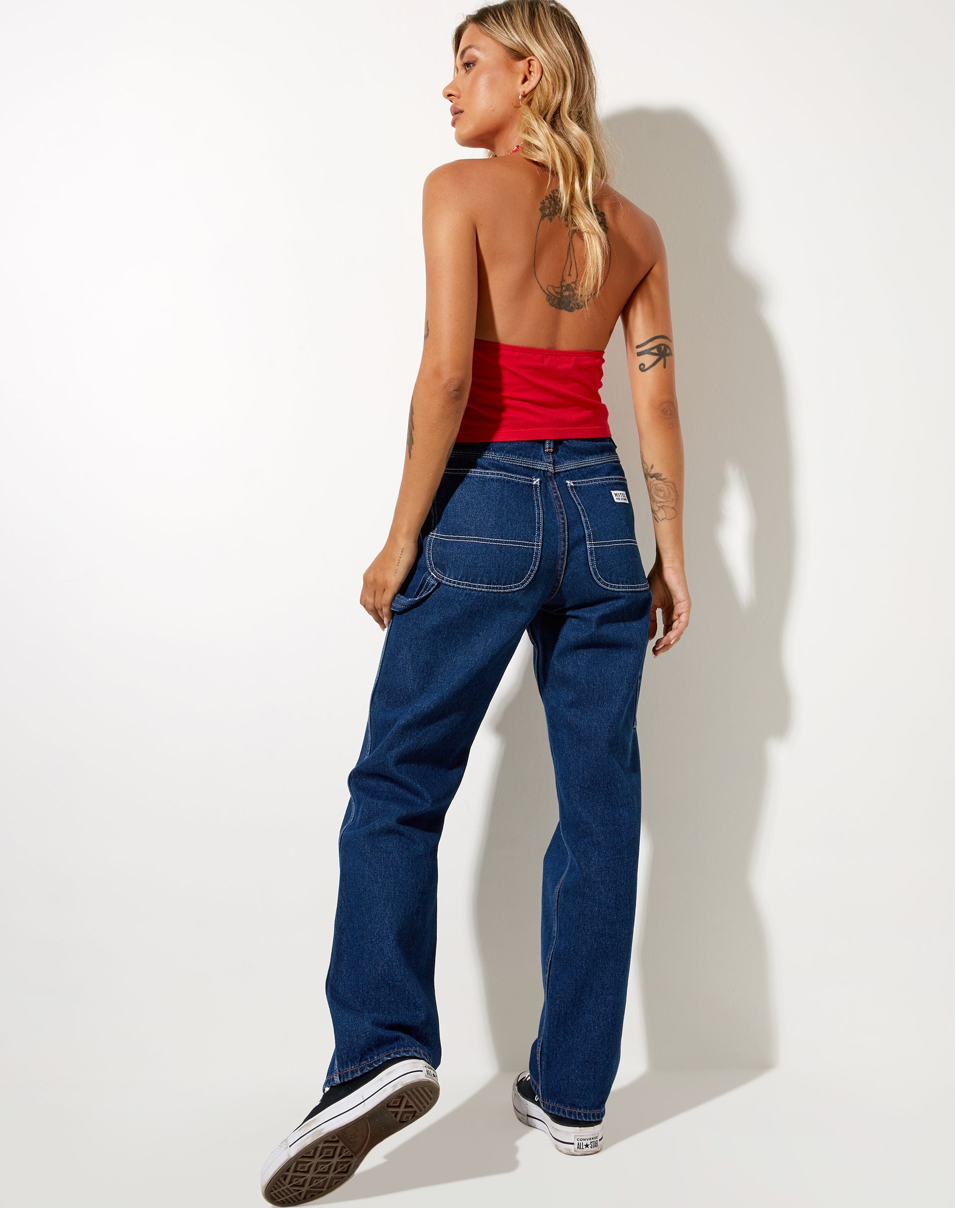 Afbeelding van Dapa Crop Top in Racing Red