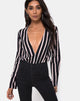 Afbeelding van Daris Bodice in Formal Stripe