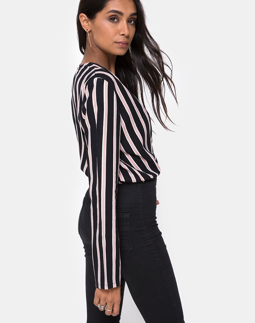 Afbeelding van Daris Bodice in Formal Stripe
