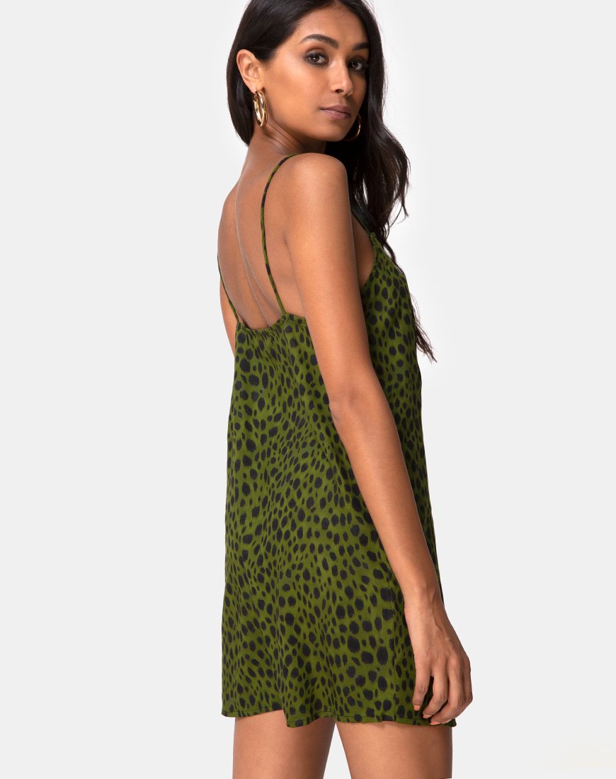 Afbeelding van Datista Jurk in Cheetah Khaki