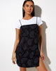 Afbeelding van Datista Slip Dress in Perzische Nacht Zwart