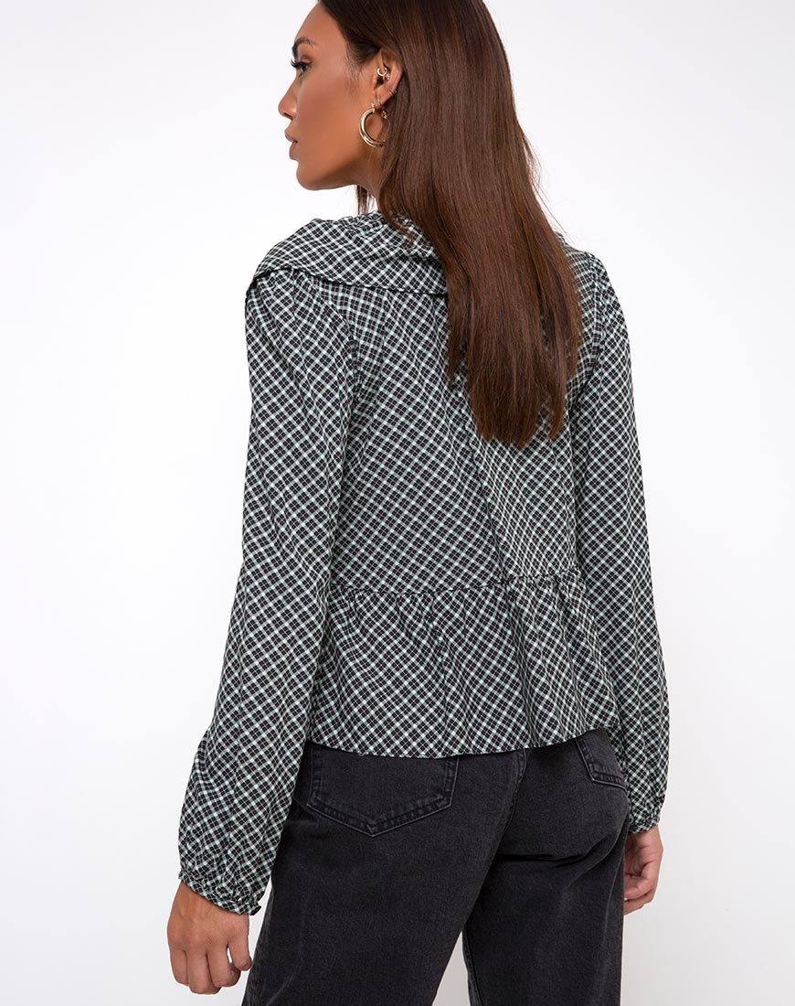 Afbeelding van Diar Top in Check it Out Groen