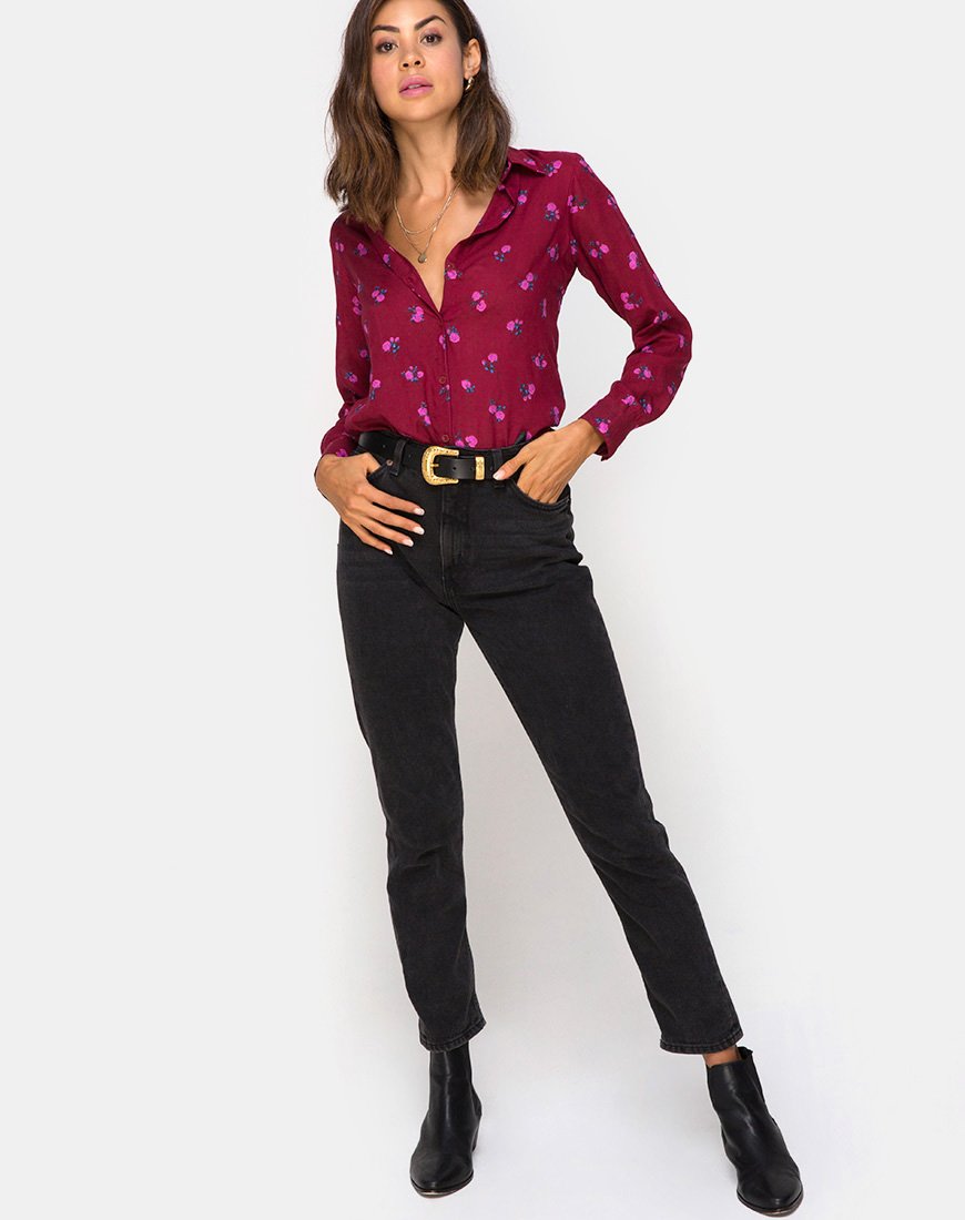 Afbeelding van Dimaris Shirt in Magenta Roze