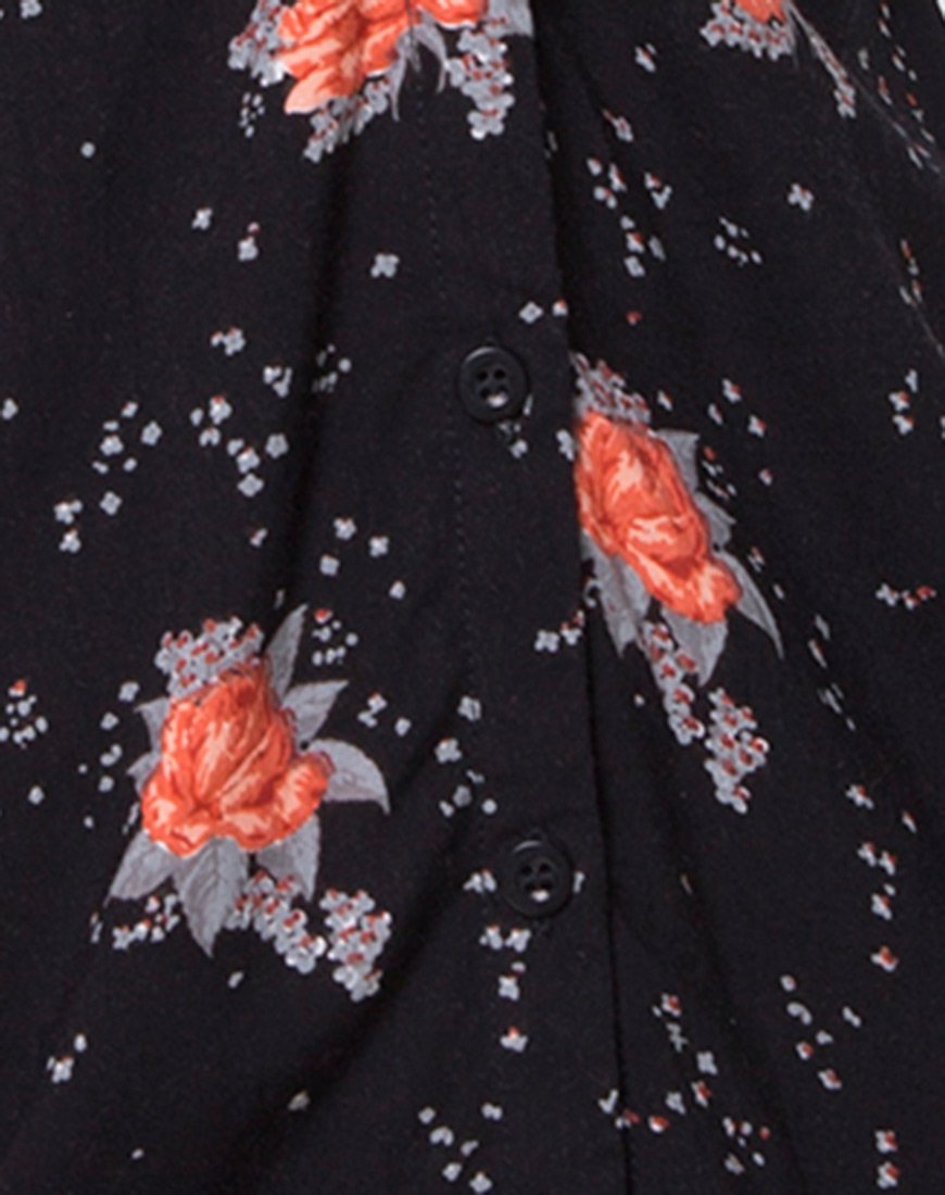 Afbeelding van Dinda Swing Dress in Midnight Rose