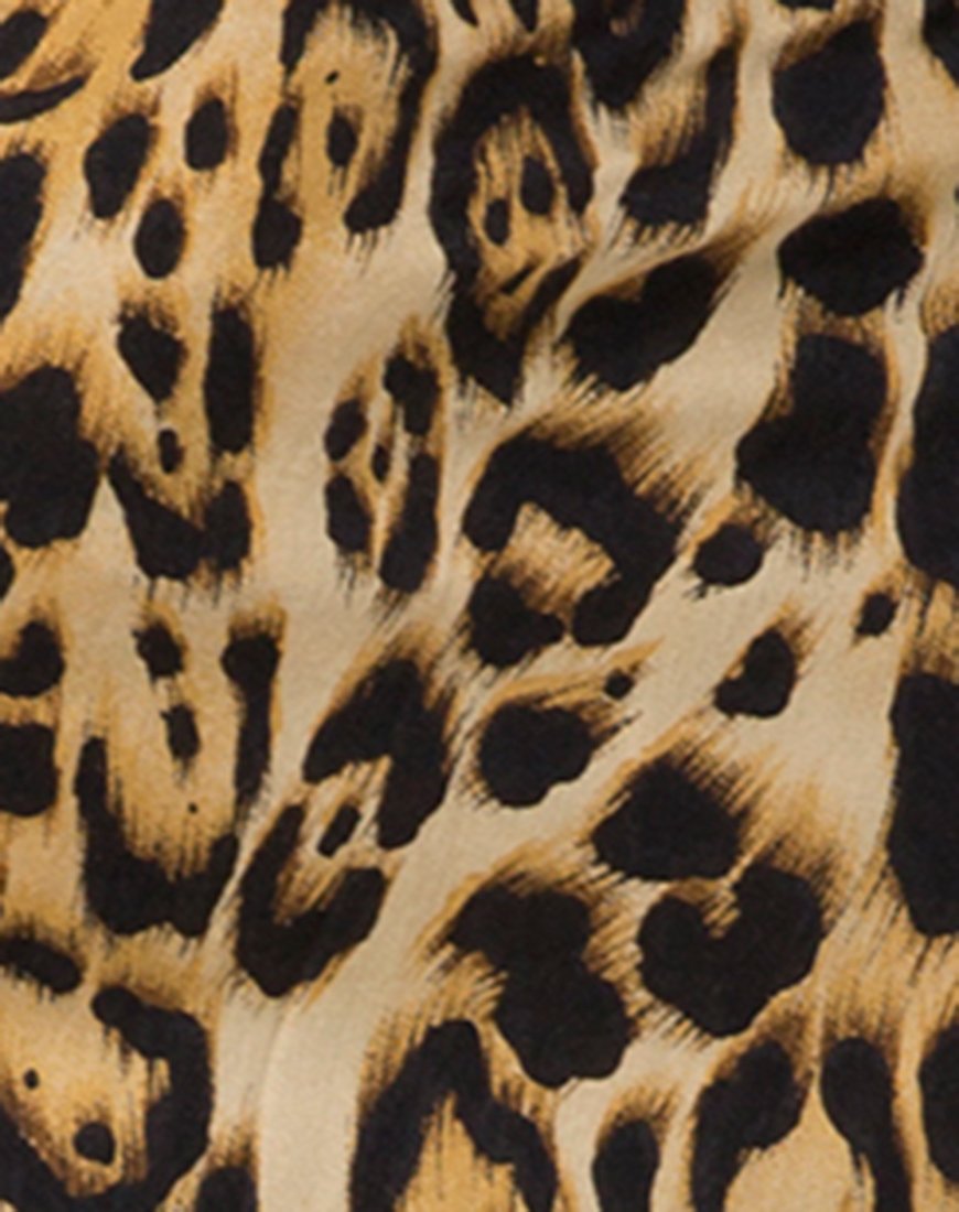 Afbeelding van Datista Slip Dress in Leopard