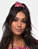 Afbeelding van Scrunchie in Disty Rose Rood Zilver