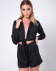 Afbeelding van Drille Cutout playsuit in Zwart