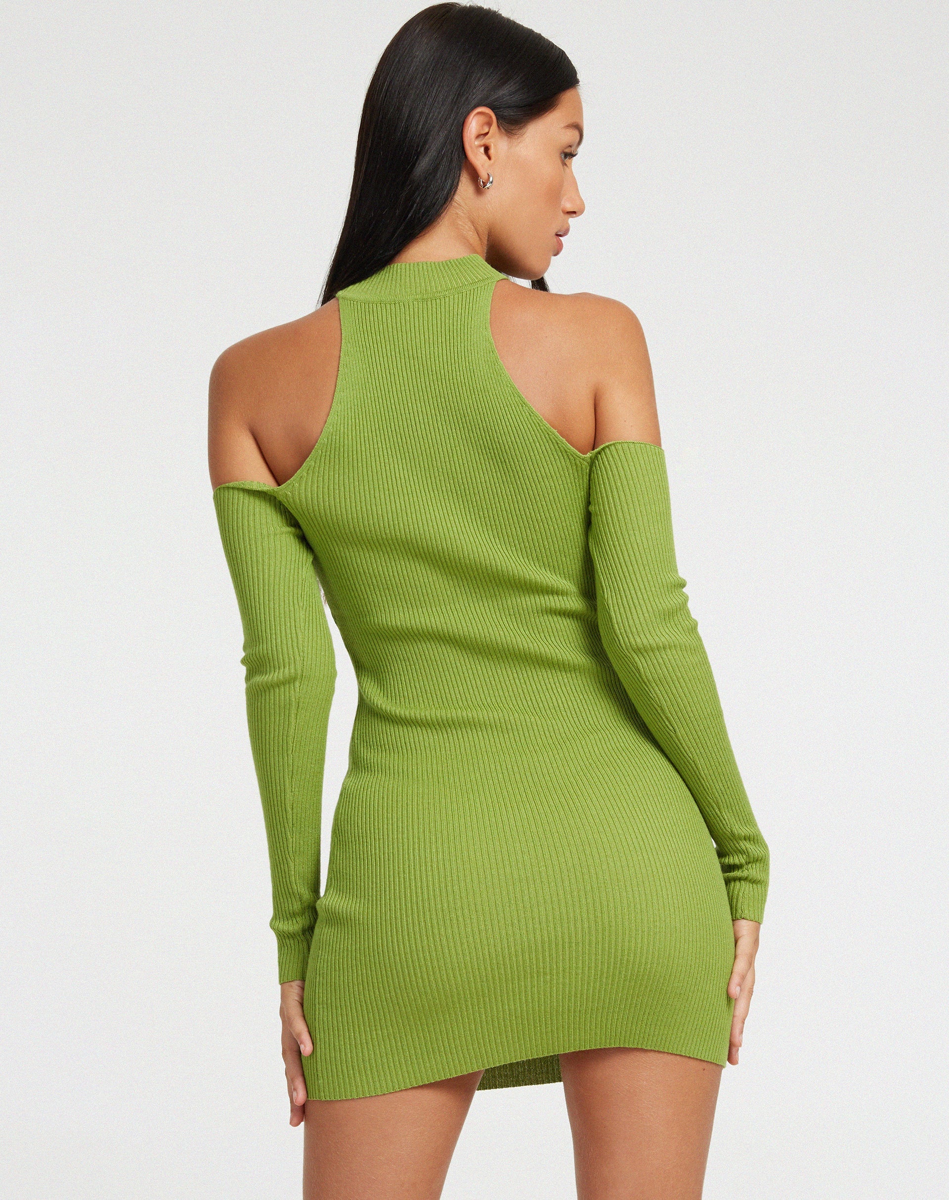 Afbeelding van Dundar Mini Dress in Golden Lime
