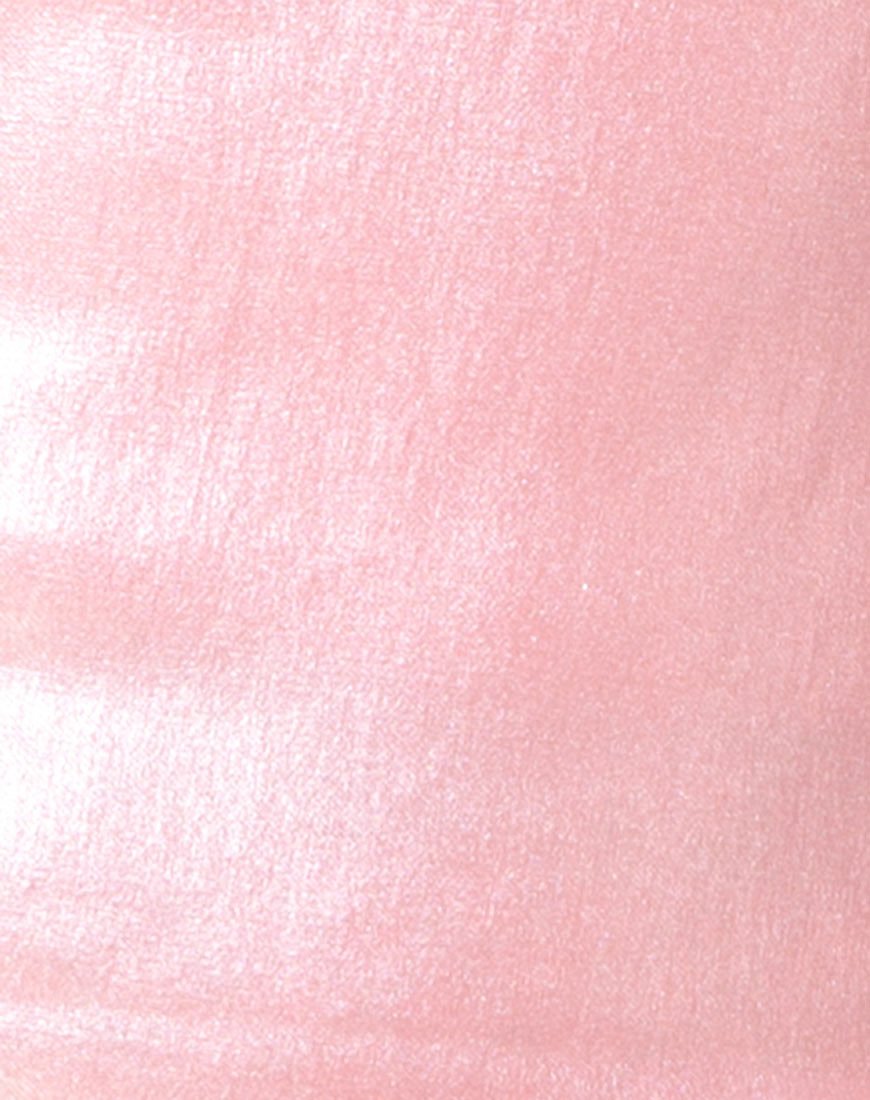 Afbeelding van Egile Bodycon Jurk in Metallic Glinstering Baby Roze