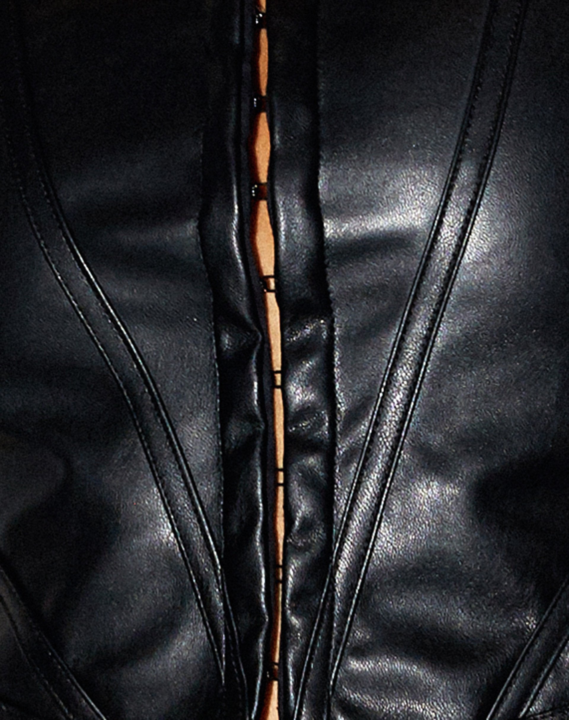 Afbeelding van Elci Corset Top in Pu Zwart