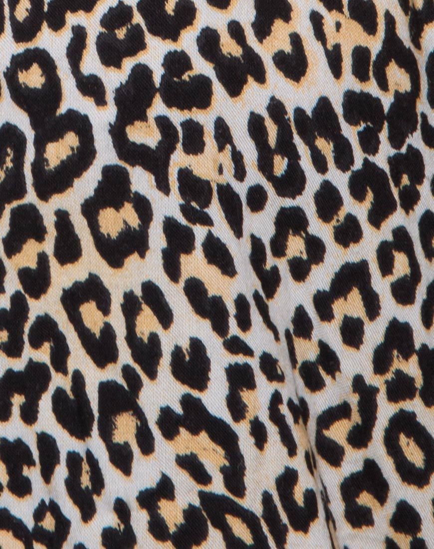 Afbeelding van Elgia Slip Dress in Rar Leopard Bruin