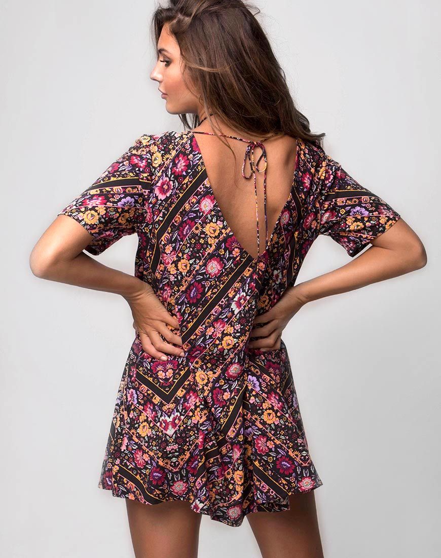 Afbeelding van Crosena Swing Dress in Gypsy Rose