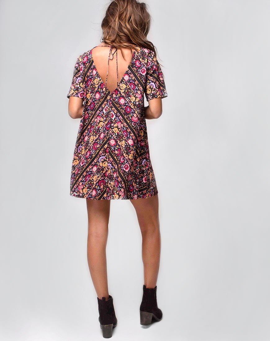 Afbeelding van Crosena Swing Dress in Gypsy Rose
