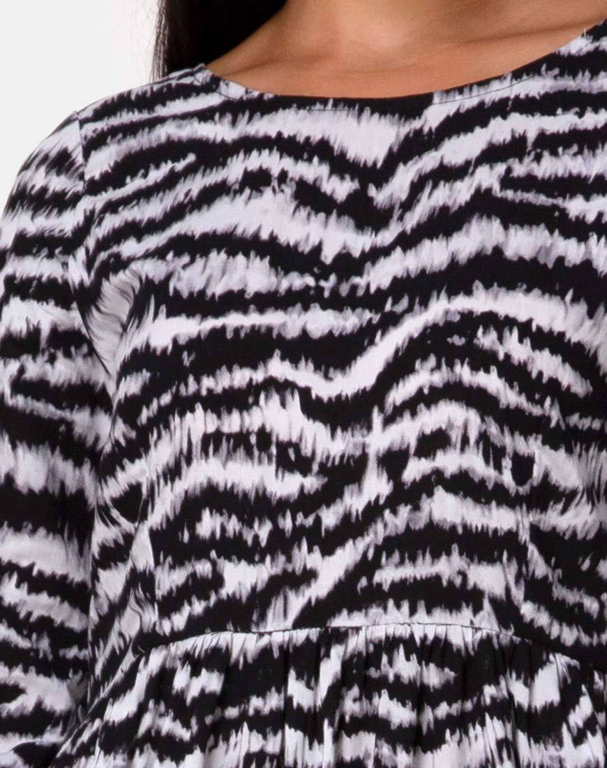 Afbeelding van Ellery Jurk Animal Drip Grijs