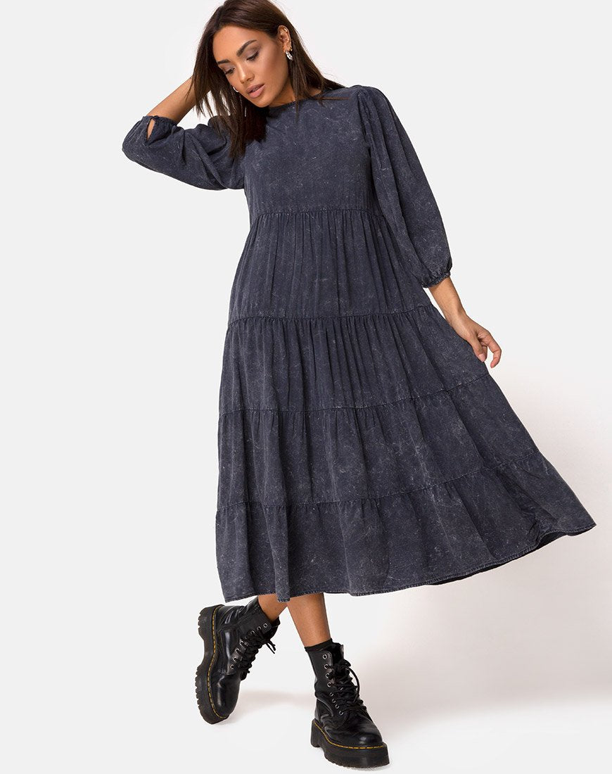 Afbeelding van Magnolia jurk in Wash Out zwart