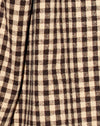 Bruin Zwart Gingham