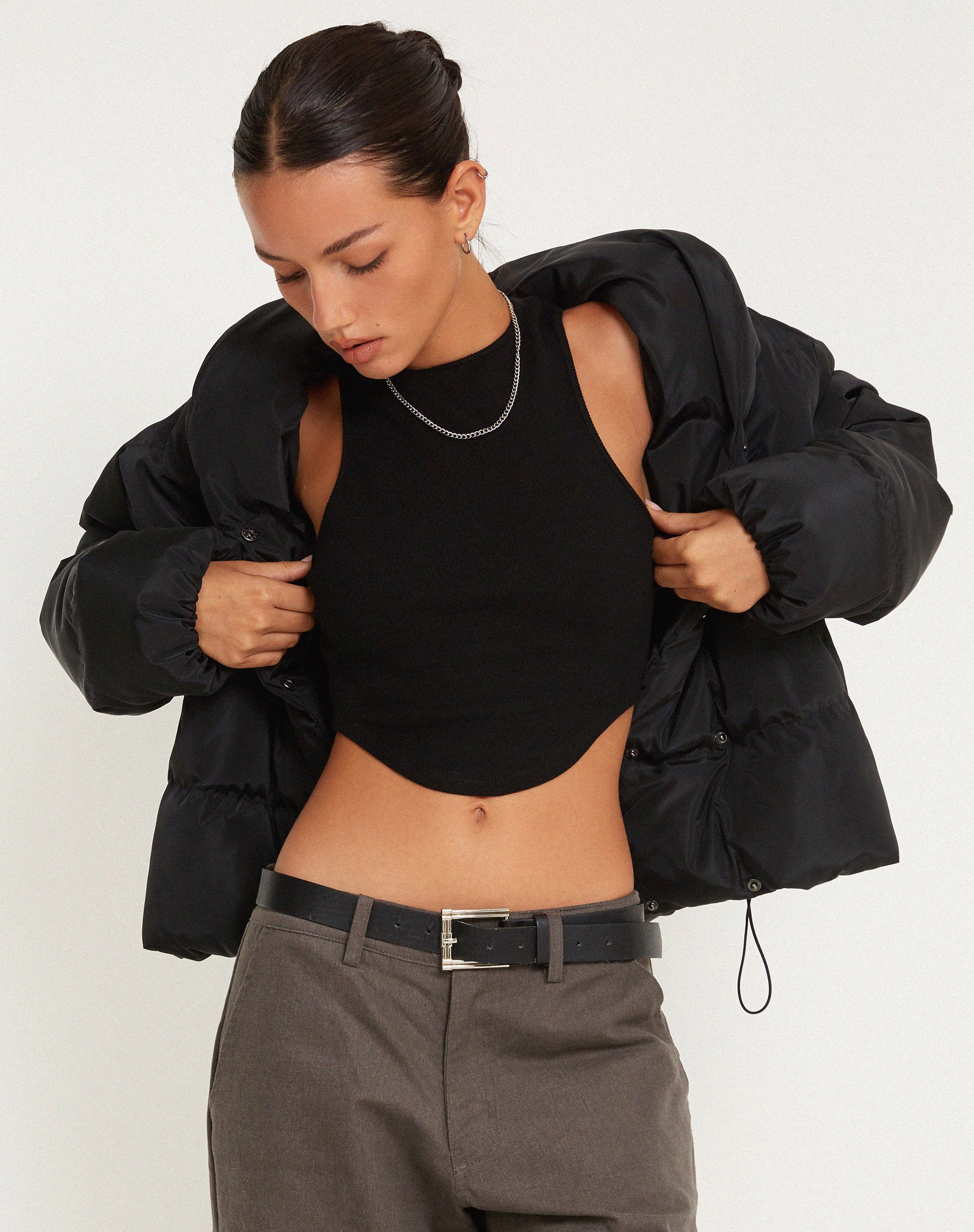 Afbeelding van Eloise Vest Top in Zwart