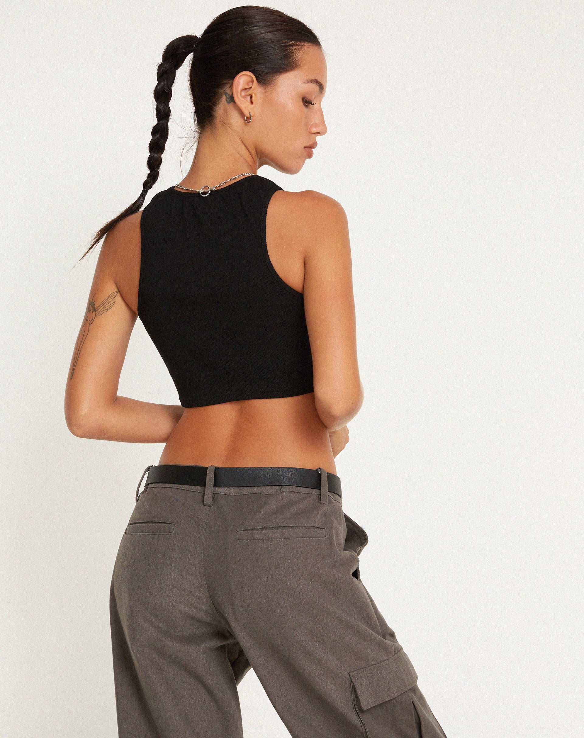 Afbeelding van Eloise Vest Top in Zwart