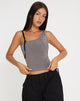 Afbeelding van Eltica One Shoulder Crop Top in Grijs