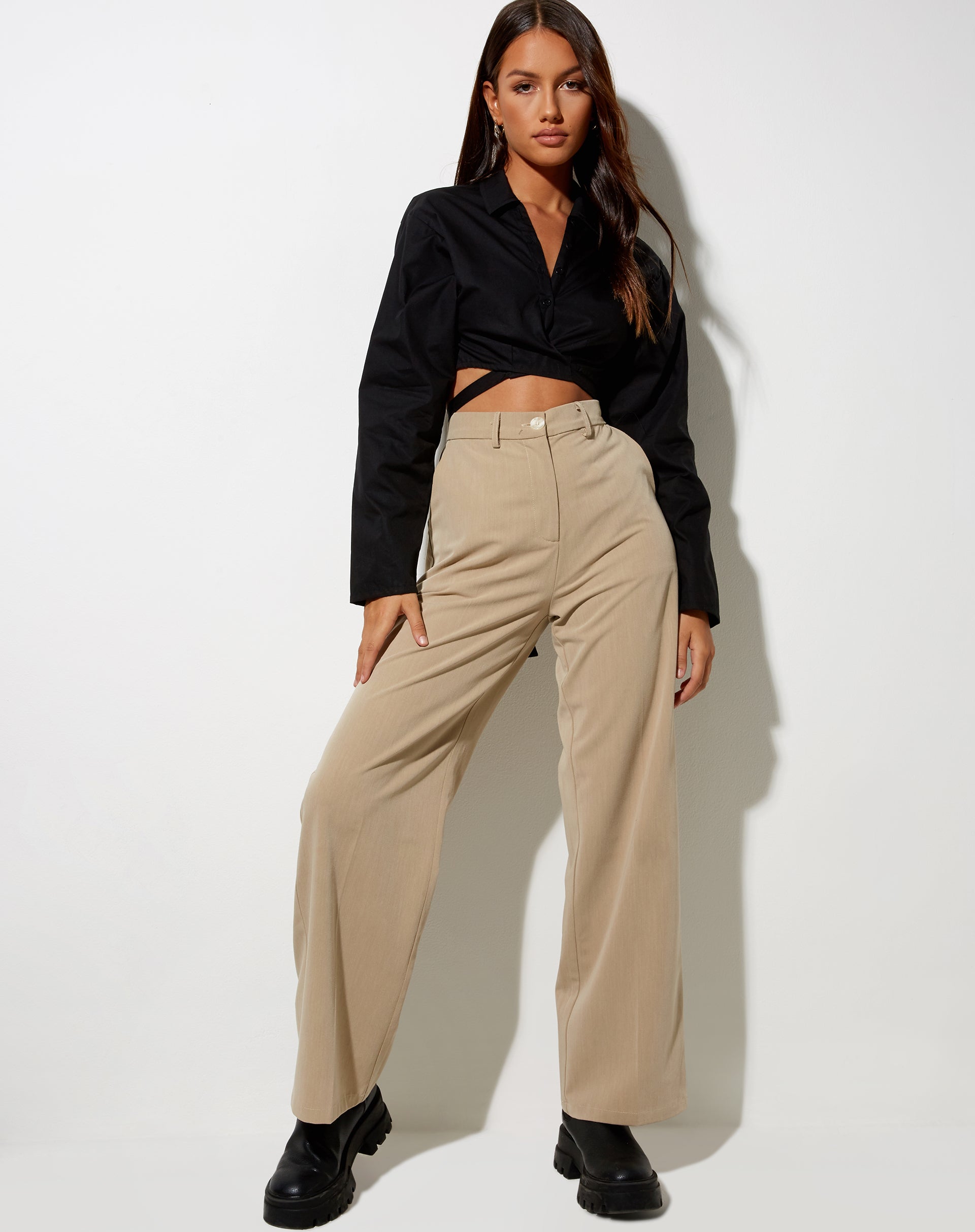 Afbeelding van Elyse Crop Top in Zwart