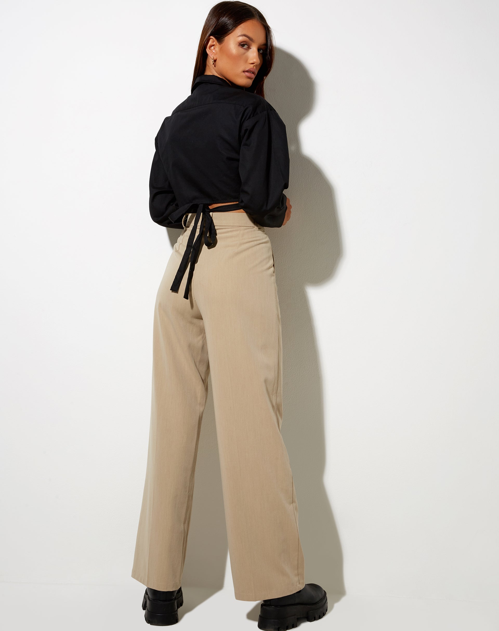 Afbeelding van Elyse Crop Top in Zwart