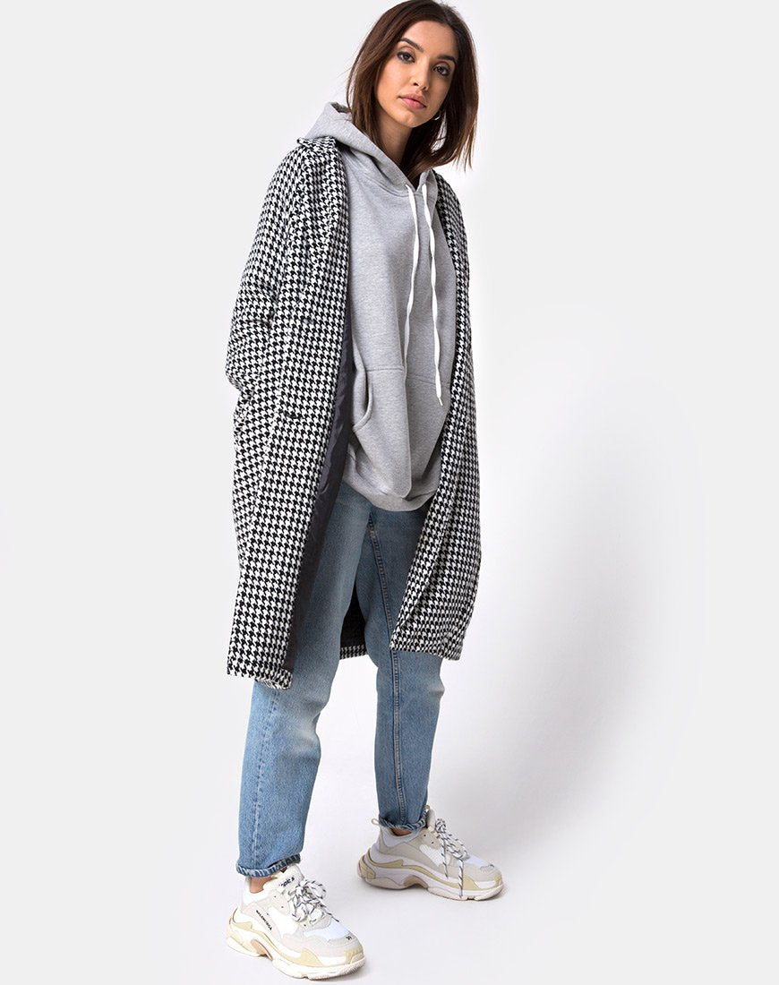 Ernest Jas in Houndstooth Ruit Zwart en Wit