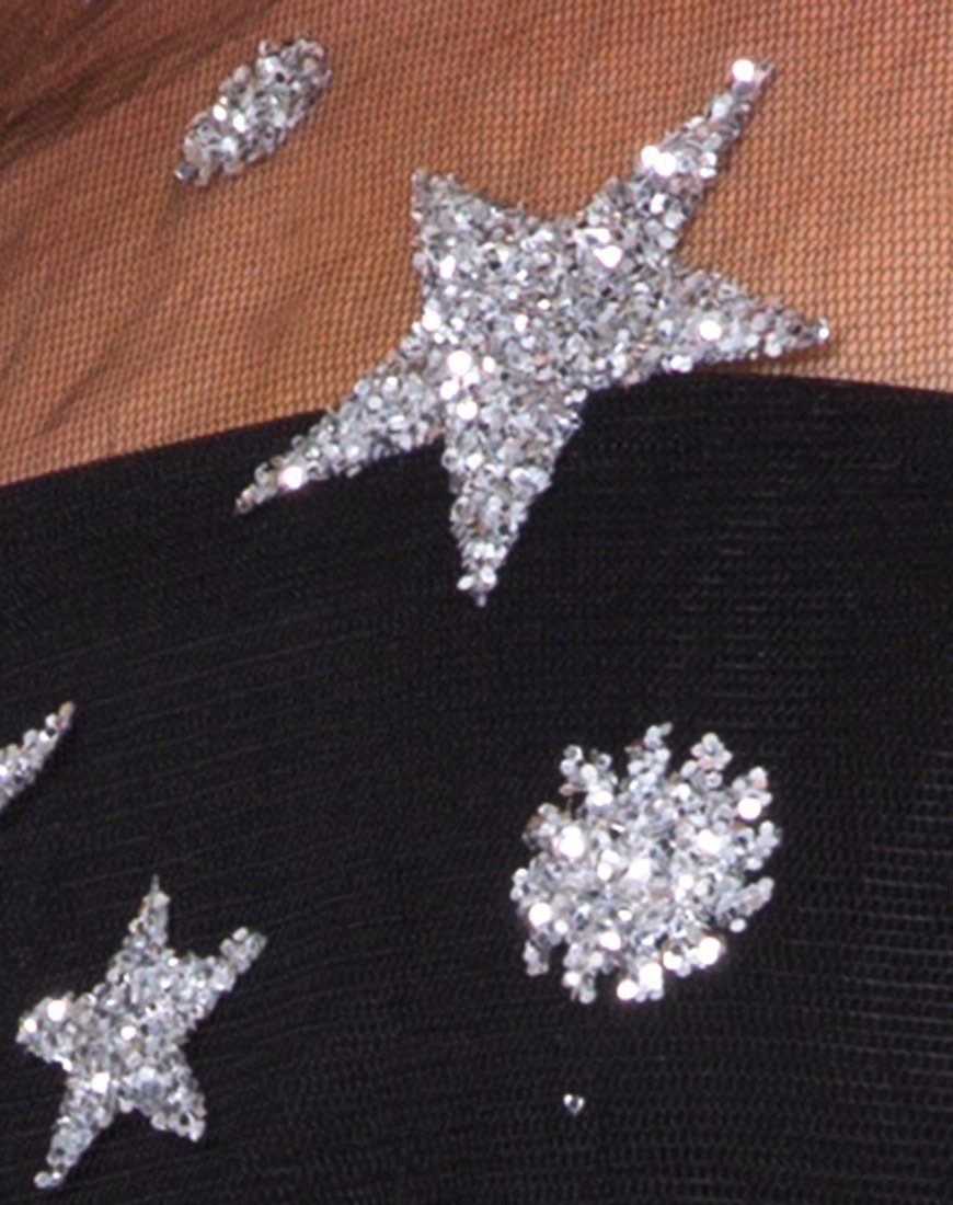 Afbeelding van Ether Top in Glitter Net Ster Kind