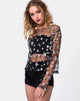 Afbeelding van Ether Top in Glitter Net Ster Kind