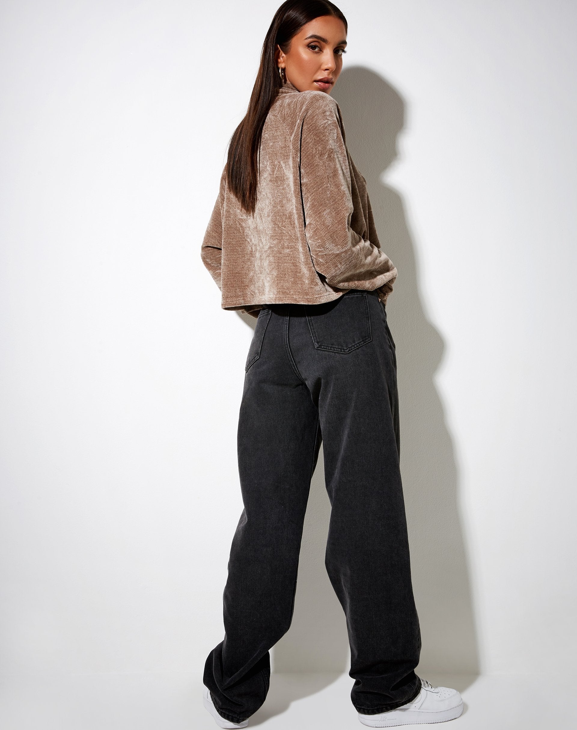 Afbeelding van Evie Trui in Chenille Bruin