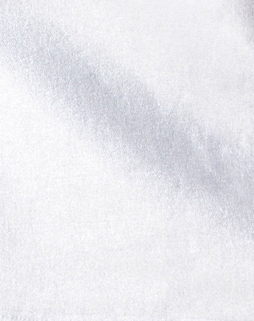 Afbeelding van Ewi minirok in zilver metallic