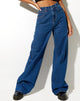 Afbeelding van Extra Wijd Jean in Klassiek Blauw